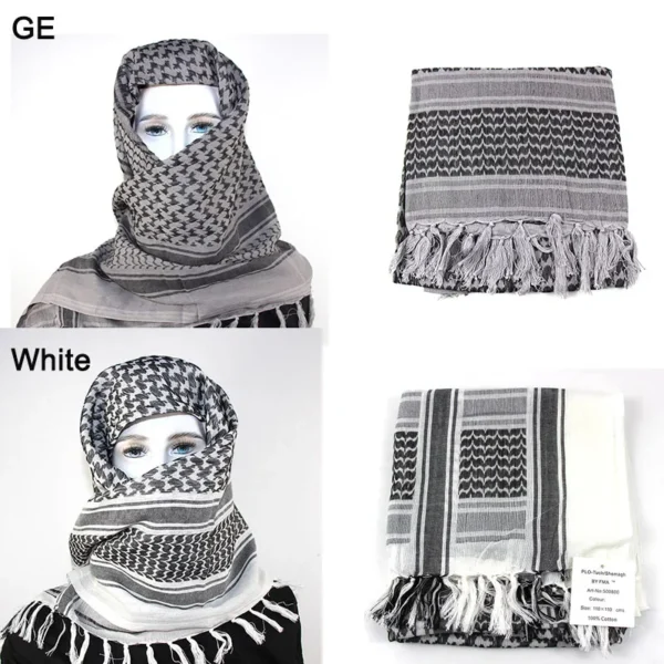 Palestinian Cotton Keffiyeh – Traditional Scarf - Image 22