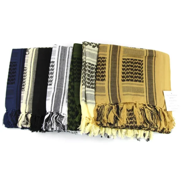 Palestinian Cotton Keffiyeh – Traditional Scarf - Image 5