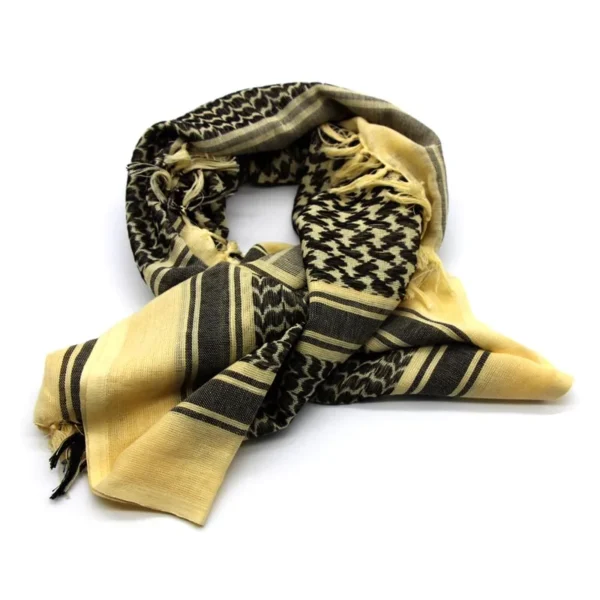 Close-up of Soft Cotton Fabric – Palestinian Keffiyeh Detail